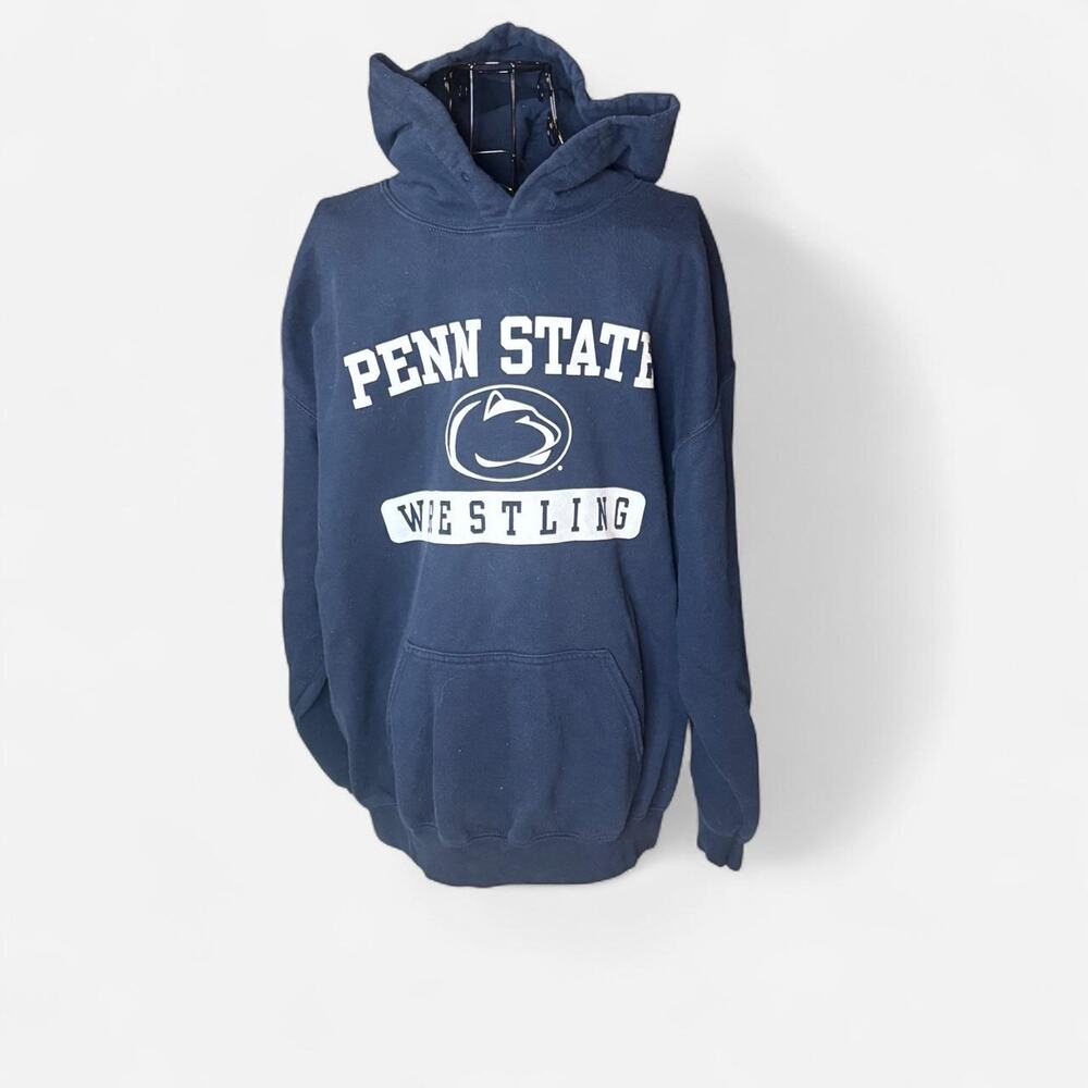 Penn State Wrestling Blue Hoodie Sweatshirt Gildan Heavy Blend Nittany Lions⁠ M